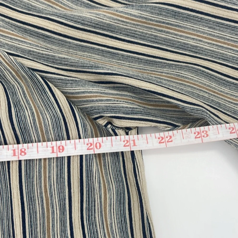 Striped Ruffle Sleeve Top - Picture 5 of 7